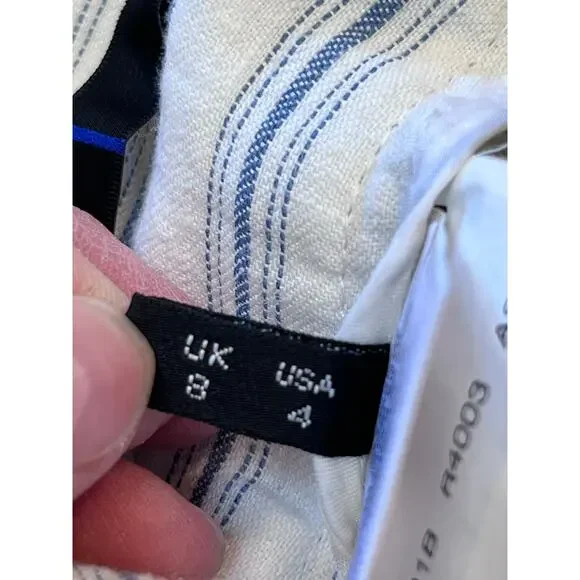 Striped Straight Leg Women's Pants - Picture 3 of 9